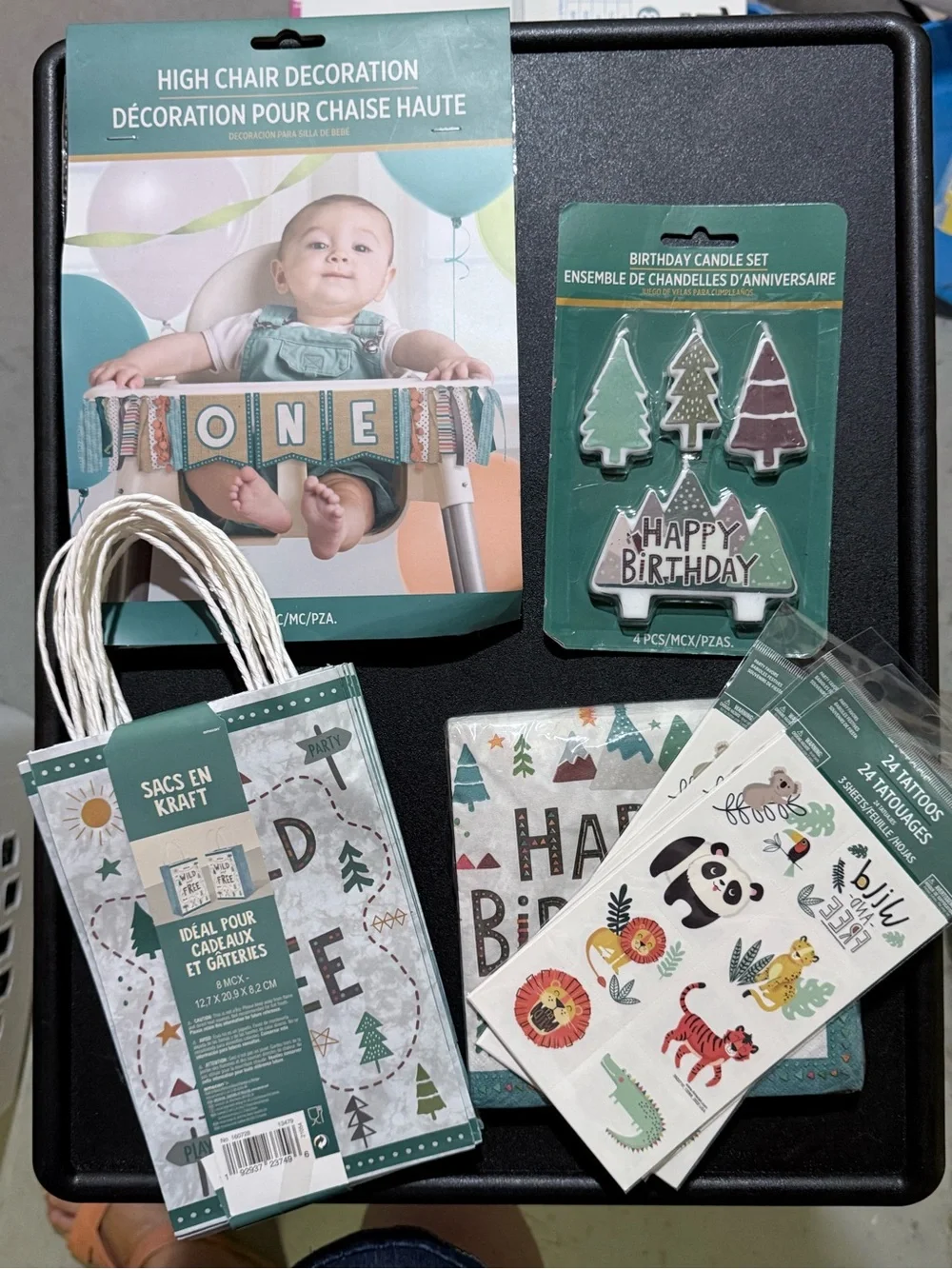 Wild One Birthday High Chair Decoration & Party Set